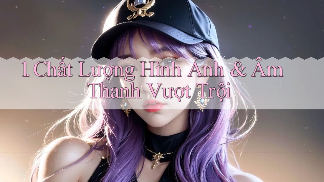 1. Chất Lượng Hình Ảnh & Âm Thanh Vượt Trội 1. Chất Lượng Hình Ảnh & Âm Thanh Vượt Trội