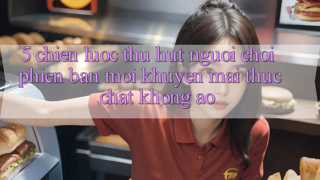 5. Chiến Lược Thu Hút Người Chơi Phiên bản mới: Khuyến Mãi Thực Chất, Không Ảo