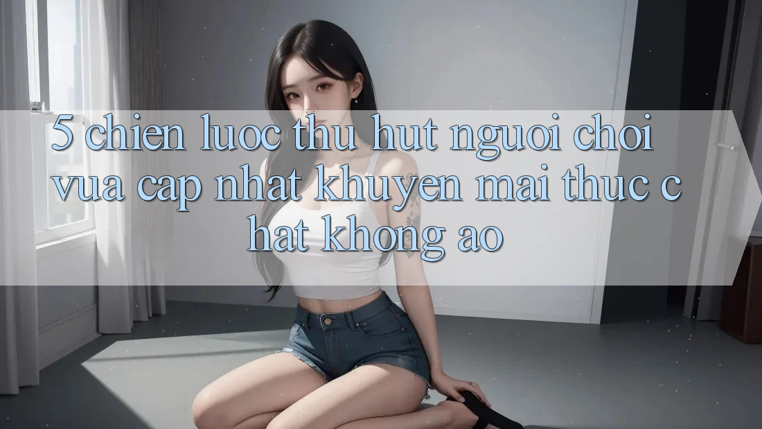 5. Chiến Lược Thu Hút Người Chơi Vừa cập nhật: Khuyến Mãi Thực Chất, Không Ảo 5. Chiến Lược Thu Hút Người Chơi Vừa cập nhật: Khuyến Mãi Thực Chất, Không Ảo
