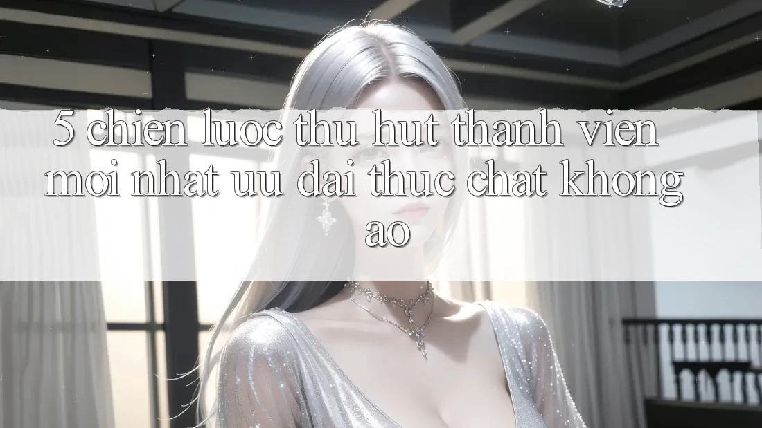 5. Chiến Lược Thu Hút Thành viên Mới nhất: Ưu đãi Thực Chất, Không Ảo