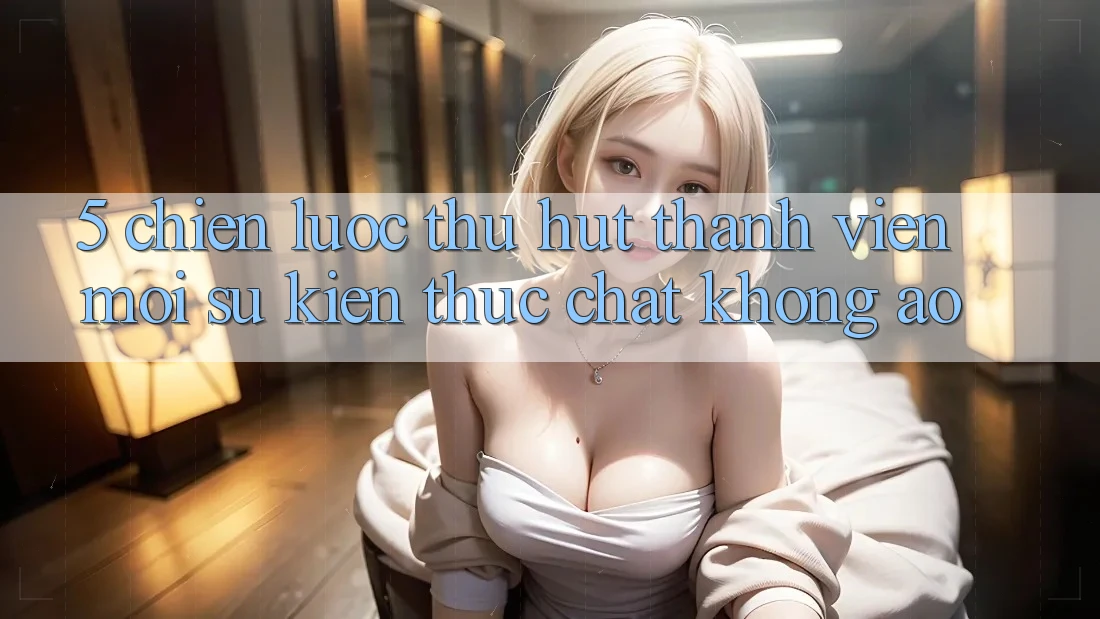 5. Chiến Lược Thu Hút Thành viên Mới: Sự kiện Thực Chất, Không Ảo 5. Chiến Lược Thu Hút Thành viên Mới: Sự kiện Thực Chất, Không Ảo