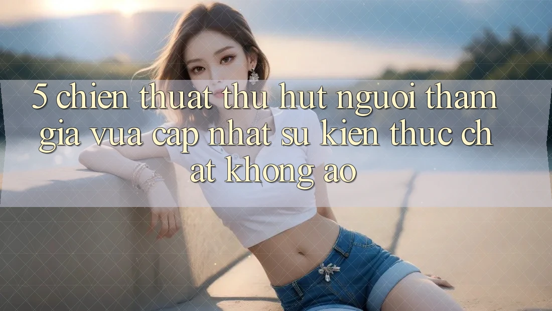 5. Chiến thuật Thu Hút Người tham gia Vừa cập nhật: Sự kiện Thực Chất, Không Ảo 5. Chiến thuật Thu Hút Người tham gia Vừa cập nhật: Sự kiện Thực Chất, Không Ảo
