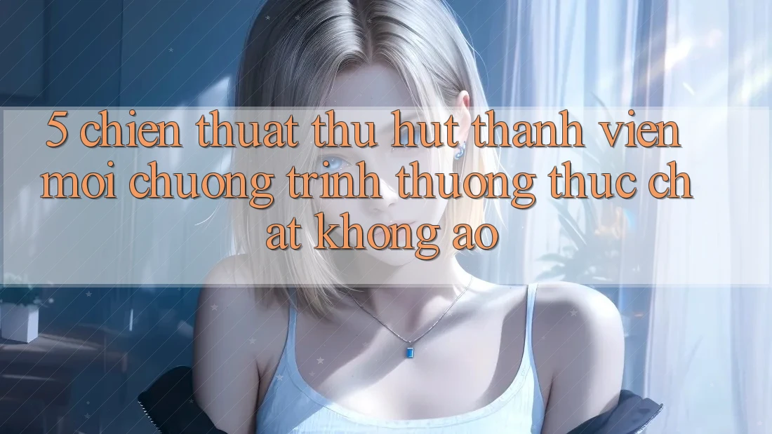 5. Chiến thuật Thu Hút Thành viên Mới: Chương trình thưởng Thực Chất, Không Ảo 5. Chiến thuật Thu Hút Thành viên Mới: Chương trình thưởng Thực Chất, Không Ảo