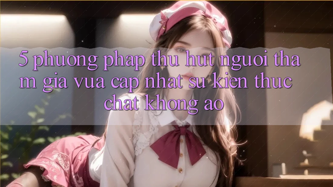 5. Phương pháp Thu Hút Người tham gia Vừa cập nhật: Sự kiện Thực Chất, Không Ảo 5. Phương pháp Thu Hút Người tham gia Vừa cập nhật: Sự kiện Thực Chất, Không Ảo