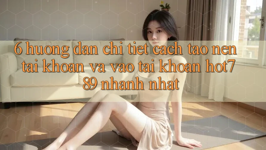6. Hướng Dẫn Chi Tiết Cách Tạo nên tài khoản Và Vào tài khoản hot789 Nhanh Nhất
