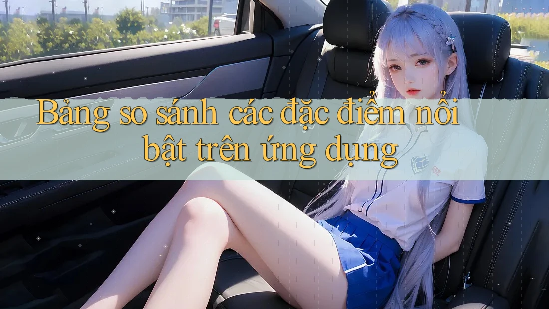 Bảng so sánh các đặc điểm nổi bật trên ứng dụng Bảng so sánh các đặc điểm nổi bật trên ứng dụng