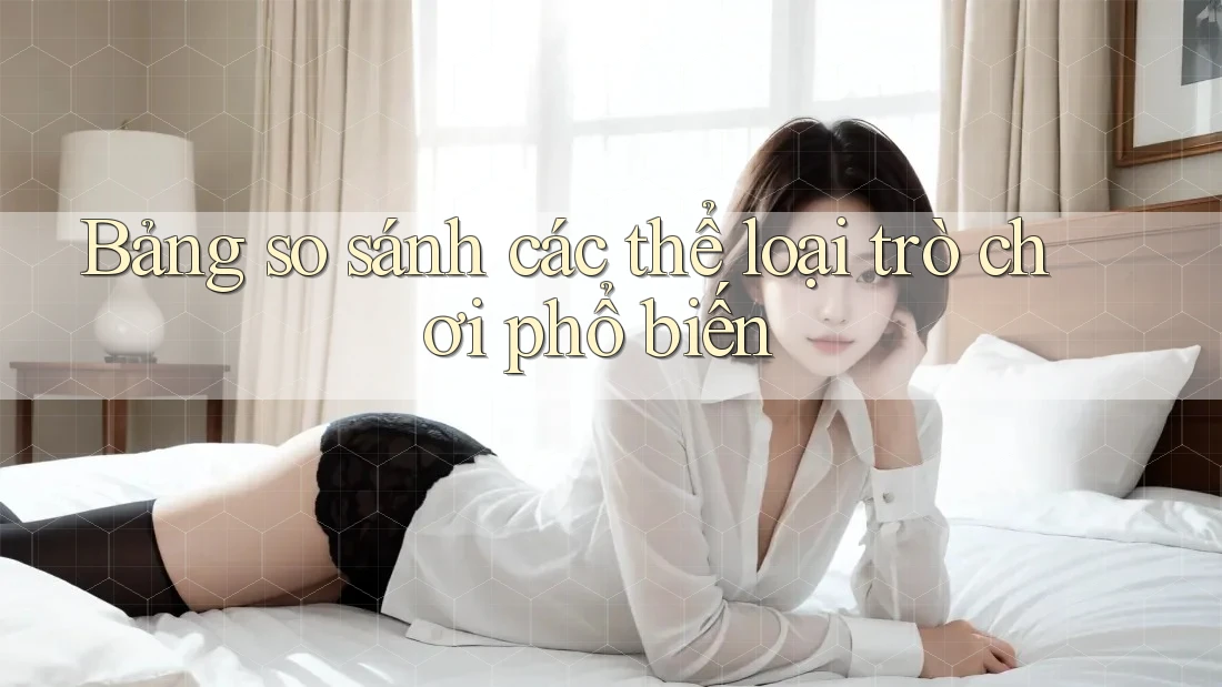 Bảng so sánh các thể loại trò chơi phổ biến Bảng so sánh các thể loại trò chơi phổ biến