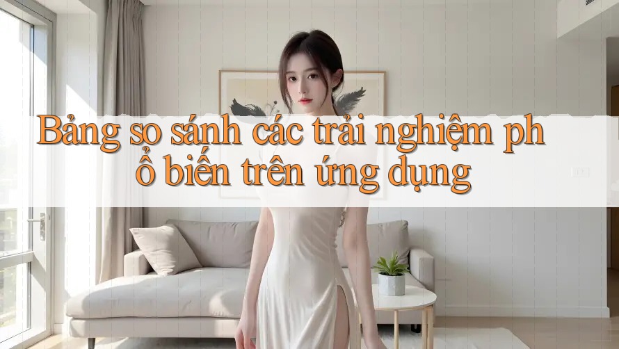 Bảng so sánh các trải nghiệm phổ biến trên ứng dụng