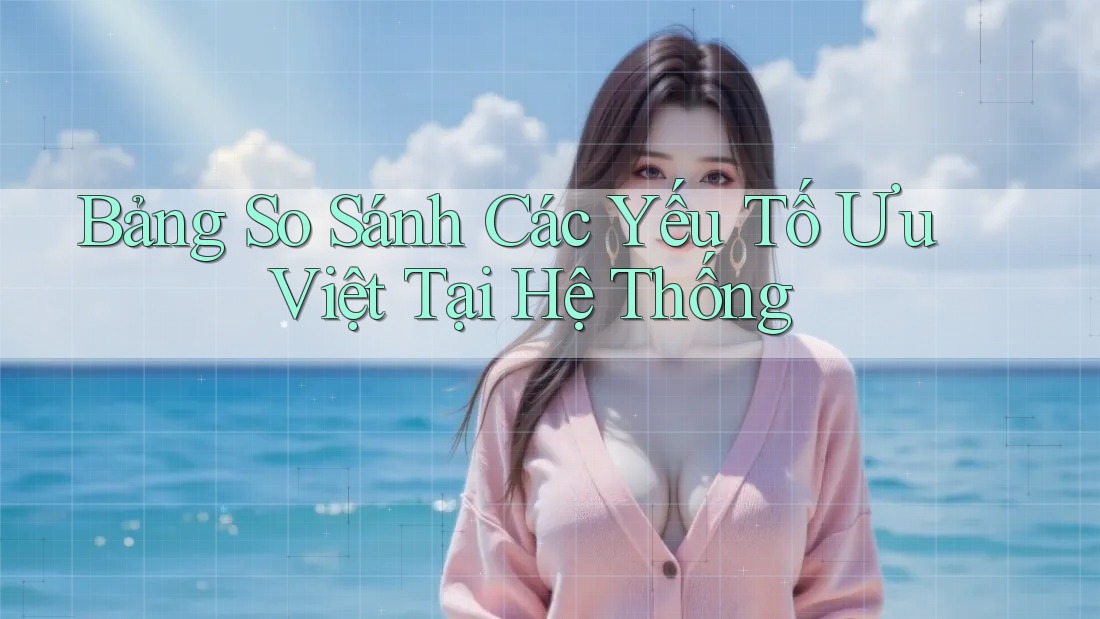 Bảng So Sánh Các Yếu Tố Ưu Việt Tại Hệ Thống