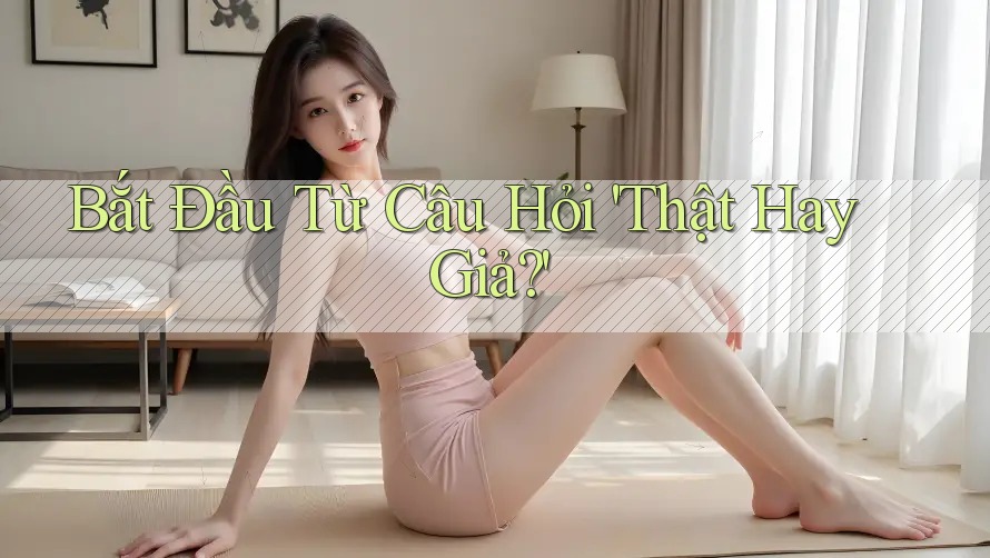Bắt Đầu Từ Câu Hỏi 'Thật Hay Giả? ' Bắt Đầu Từ Câu Hỏi 'Thật Hay Giả? '