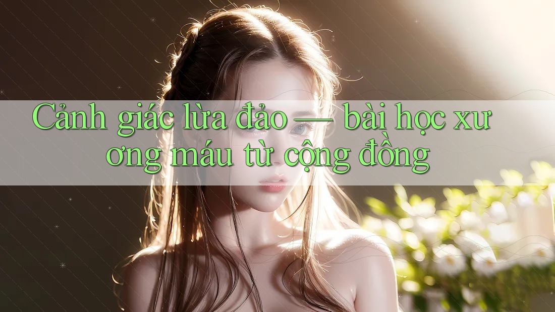 Cảnh giác lừa đảo – Bài học xương máu từ cộng đồng Cảnh giác lừa đảo – Bài học xương máu từ cộng đồng