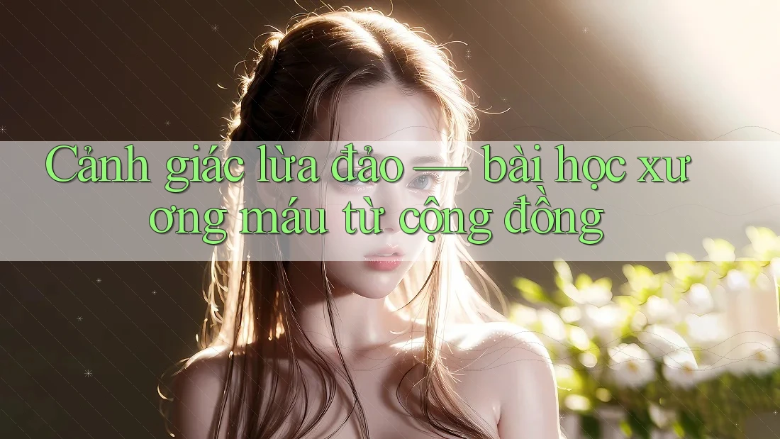 Cảnh giác lừa đảo – Bài học xương máu từ cộng đồng