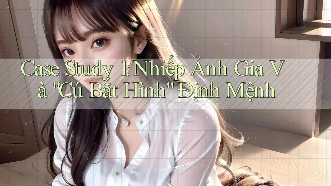 Case Study 1: Nhiếp Ảnh Gia Và “Cú Bắt Hình” Định Mệnh Case Study 1: Nhiếp Ảnh Gia Và “Cú Bắt Hình” Định Mệnh