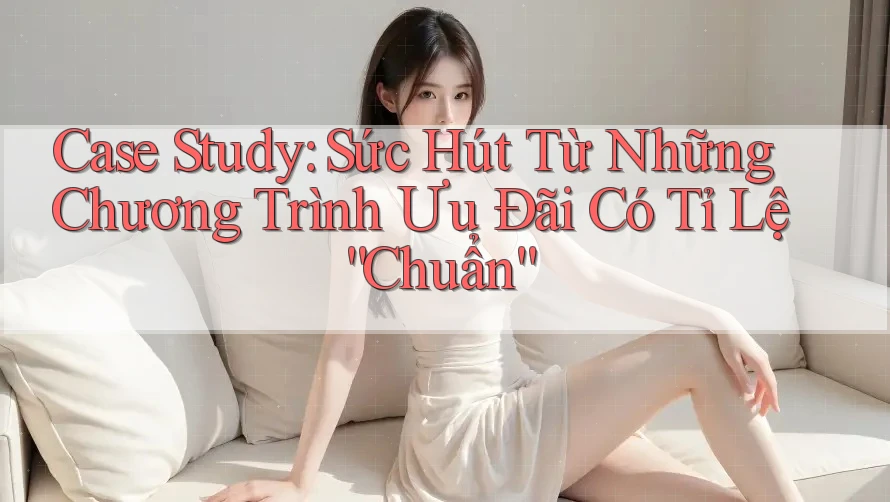 Case Study: Sức Hút Từ Những Chương Trình Ưu Đãi Có Tỉ Lệ “Chuẩn”