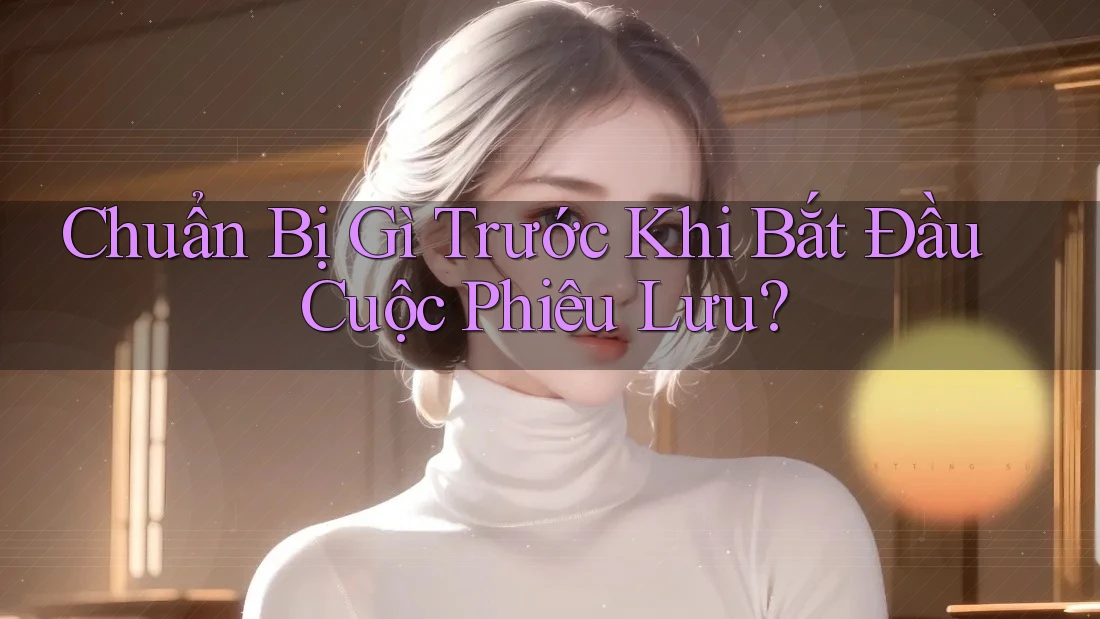 Chuẩn Bị Gì Trước Khi Bắt Đầu Cuộc Phiêu Lưu?