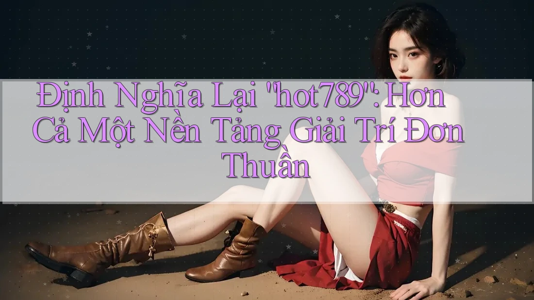 Định Nghĩa Lại “hot789”: Hơn Cả Một Nền Tảng Giải Trí Đơn Thuần