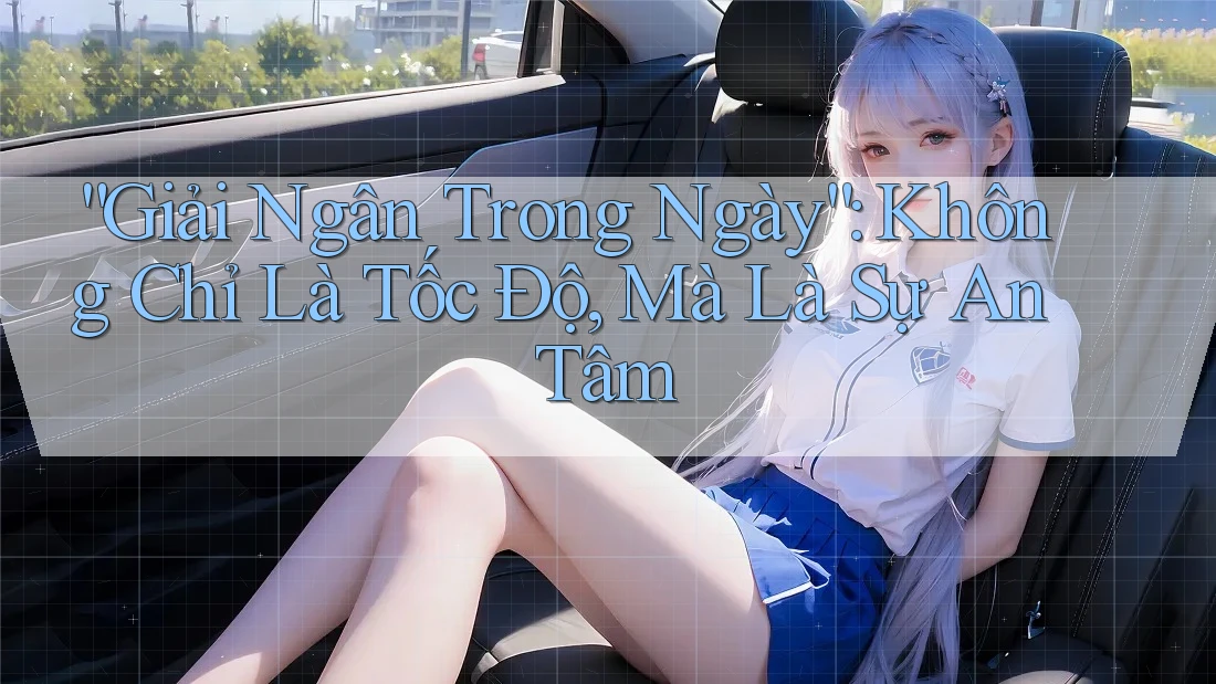 “Giải Ngân Trong Ngày”: Không Chỉ Là Tốc Độ, Mà Là Sự An Tâm “Giải Ngân Trong Ngày”: Không Chỉ Là Tốc Độ, Mà Là Sự An Tâm