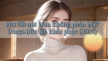 Hot789 nút bấm không phản hồi 9 mẹo hữu ích khắc phục (2026)