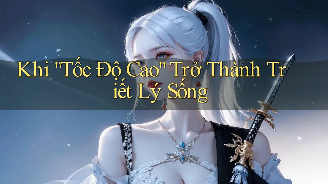 Khi “Tốc Độ Cao” Trở Thành Triết Lý Sống Khi “Tốc Độ Cao” Trở Thành Triết Lý Sống