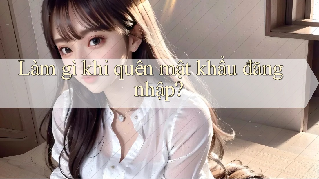 Làm gì khi quên mật khẩu đăng nhập?