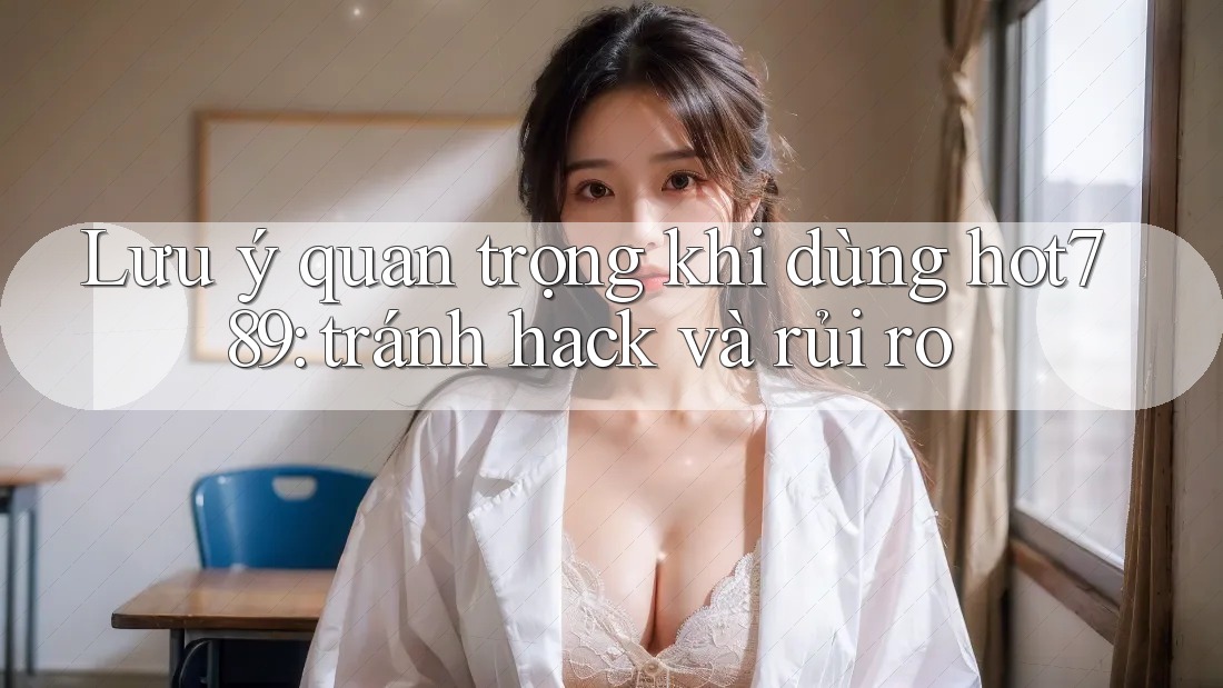 Lưu ý quan trọng khi dùng hot789: tránh hack và rủi ro Lưu ý quan trọng khi dùng hot789: tránh hack và rủi ro