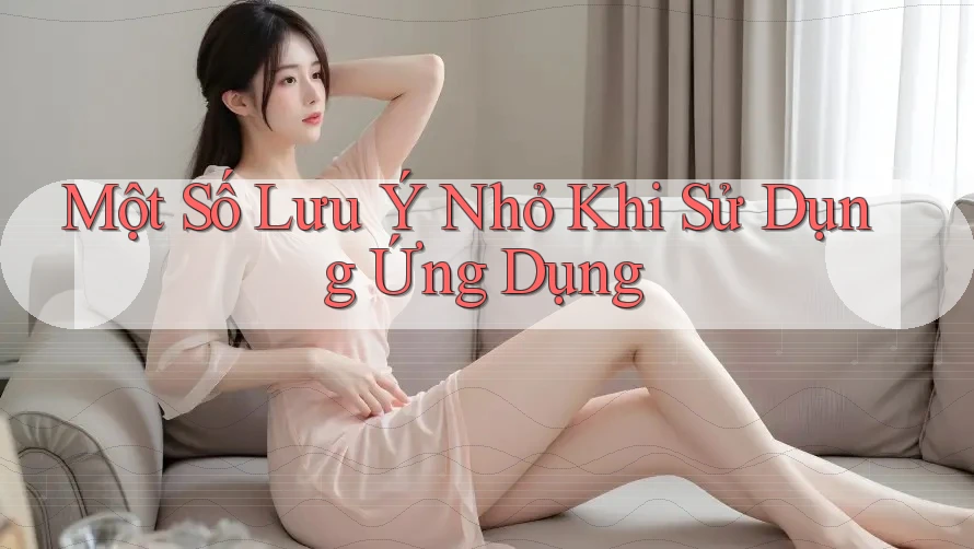 Một số lưu ý nhỏ khi sử dụng ứng dụng Một số lưu ý nhỏ khi sử dụng ứng dụng