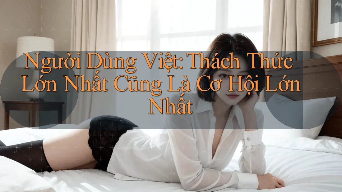 Người Dùng Việt: Thách Thức Lớn Nhất Cũng Là Cơ Hội Lớn Nhất Người Dùng Việt: Thách Thức Lớn Nhất Cũng Là Cơ Hội Lớn Nhất