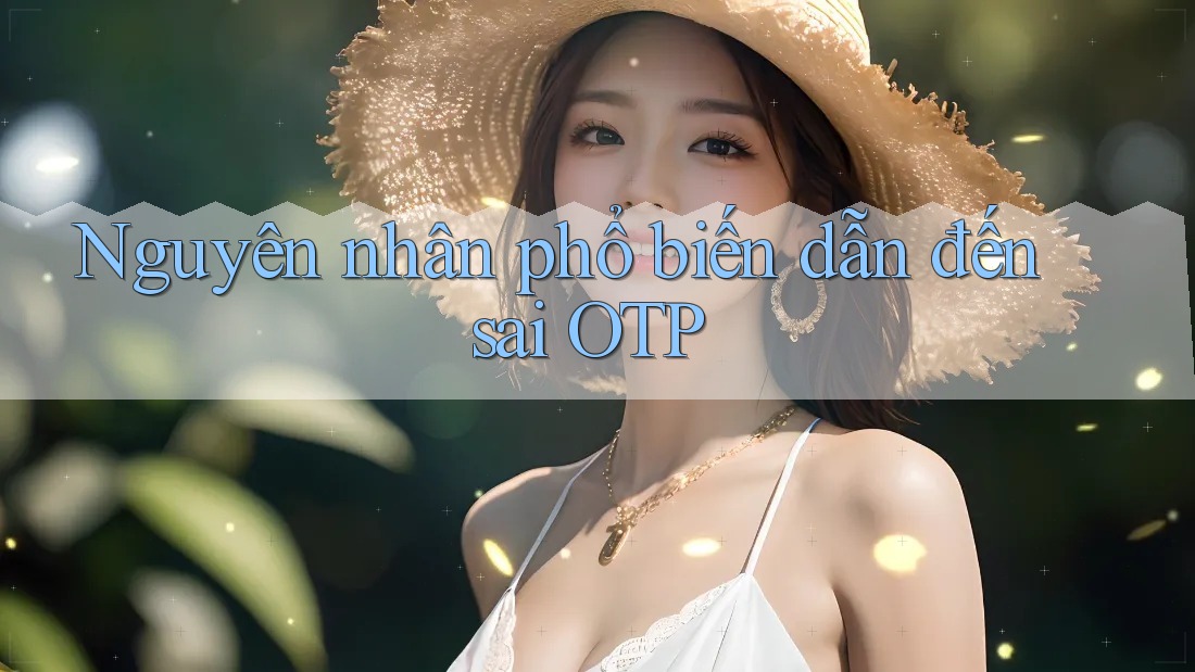 Nguyên nhân phổ biến dẫn đến sai OTP Nguyên nhân phổ biến dẫn đến sai OTP