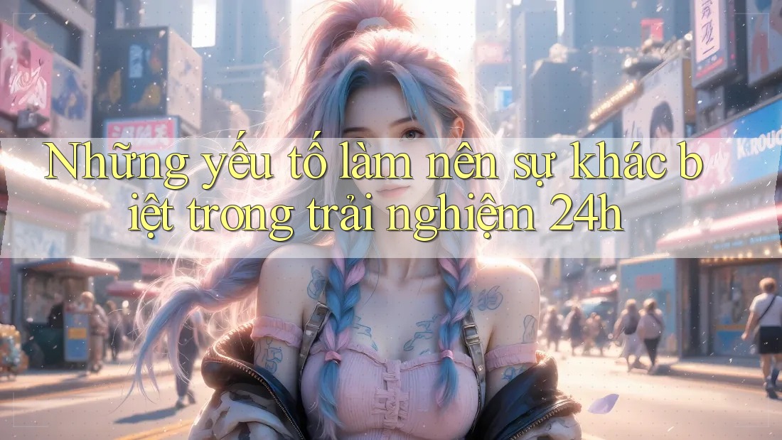 Những yếu tố làm nên sự khác biệt trong trải nghiệm 24h Những yếu tố làm nên sự khác biệt trong trải nghiệm 24h
