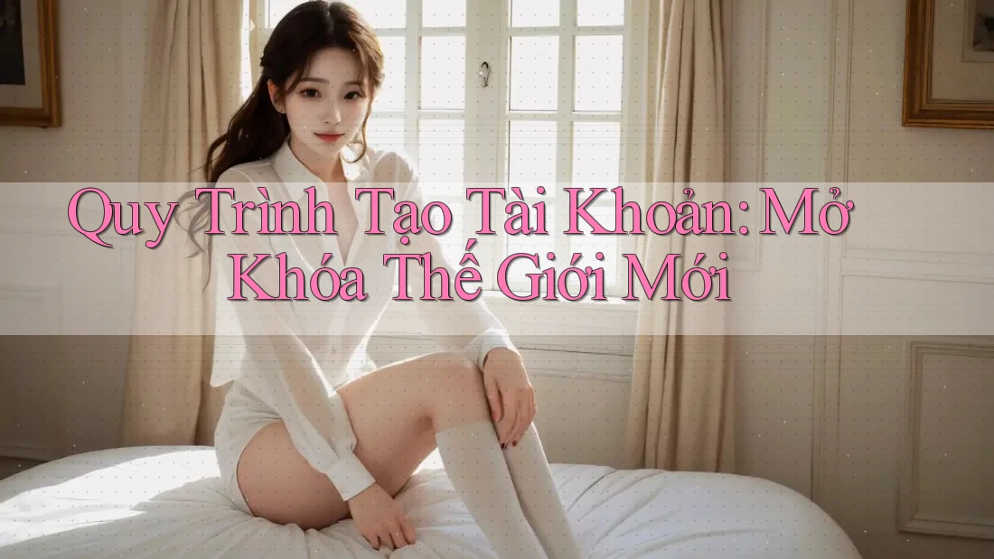 Quy Trình Tạo Tài Khoản: Mở Khóa Thế Giới Mới Quy Trình Tạo Tài Khoản: Mở Khóa Thế Giới Mới
