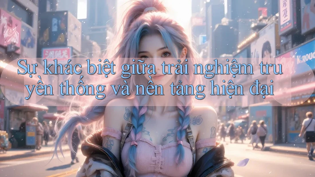 Sự khác biệt giữa trải nghiệm truyền thống và nền tảng hiện đại Sự khác biệt giữa trải nghiệm truyền thống và nền tảng hiện đại