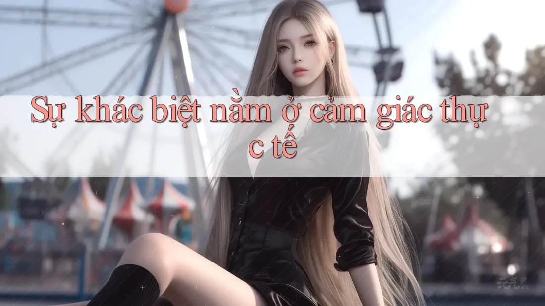 Sự khác biệt nằm ở cảm giác thực tế