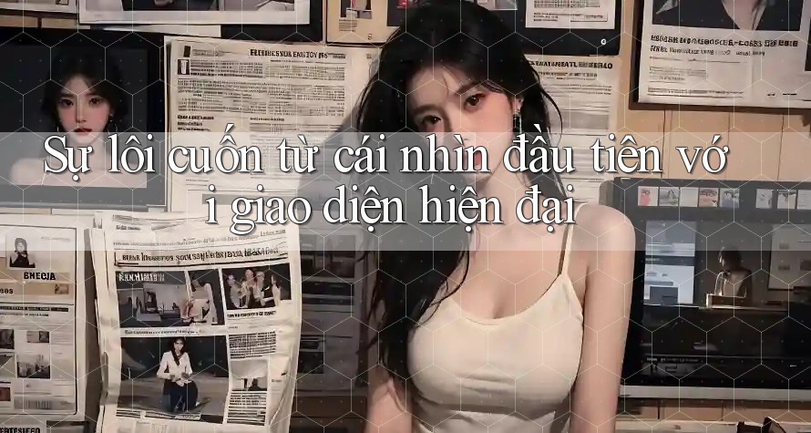 Sự lôi cuốn từ cái nhìn đầu tiên với giao diện hiện đại