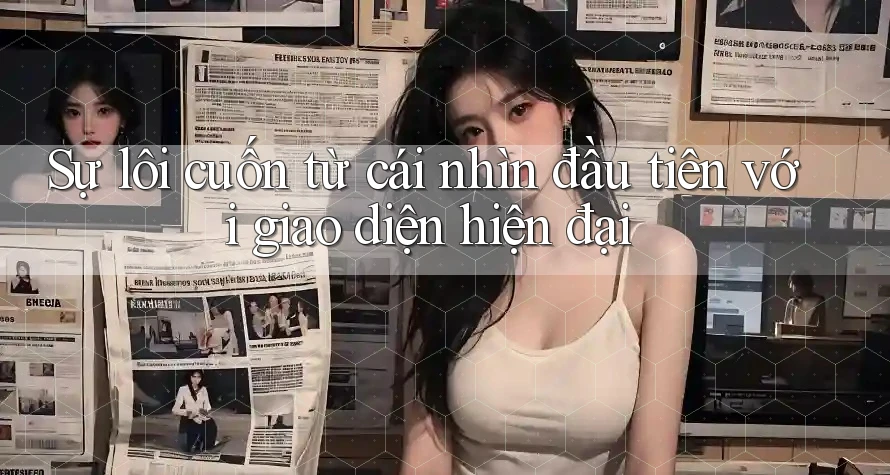 Sự lôi cuốn từ cái nhìn đầu tiên với giao diện hiện đại Sự lôi cuốn từ cái nhìn đầu tiên với giao diện hiện đại