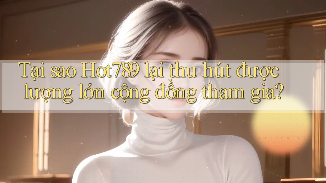Tại sao Hot789 lại thu hút được lượng lớn cộng đồng tham gia?