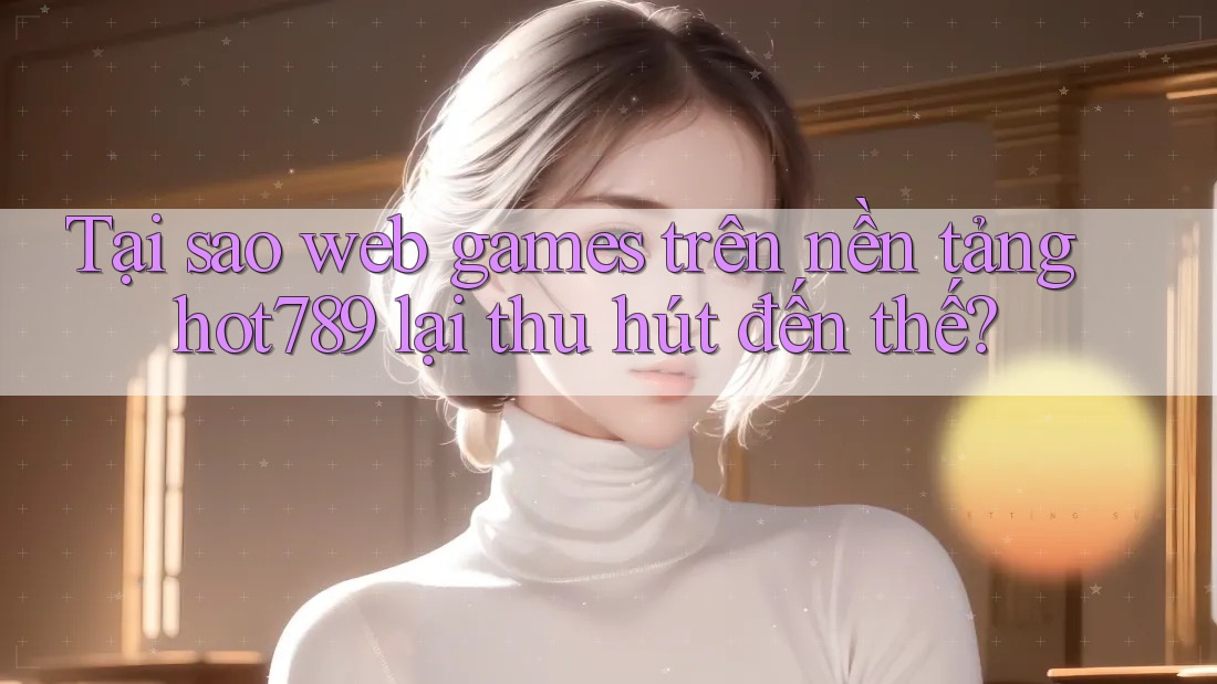 Tại sao web games trên nền tảng hot789 lại thu hút đến thế?