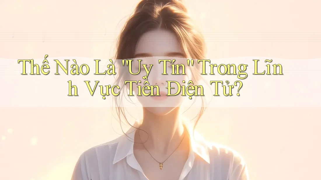 Thế Nào Là “Uy Tín” Trong Lĩnh Vực Tiền Điện Tử?