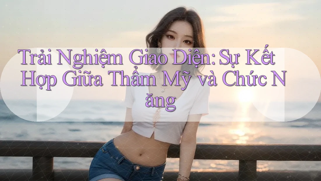 Trải Nghiệm Giao Diện: Sự Kết Hợp Giữa Thẩm Mỹ và Chức Năng Trải Nghiệm Giao Diện: Sự Kết Hợp Giữa Thẩm Mỹ và Chức Năng