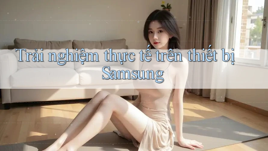 Trải nghiệm thực tế trên thiết bị Samsung Trải nghiệm thực tế trên thiết bị Samsung